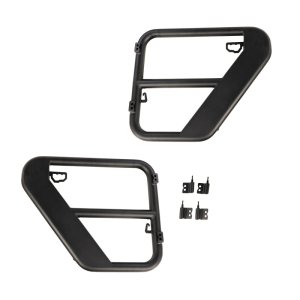 Jeep Wrangler JK Tube Doors - Rear - Rugged Ridge - Fortis - Black - 2018 Jeep Wrangler JK Tube Doors - Rear - Rugged Ridge - Fortis - Black - 2018